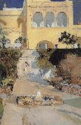 Joaquin Sorolla The Royal Palace in the afternoon oil painting